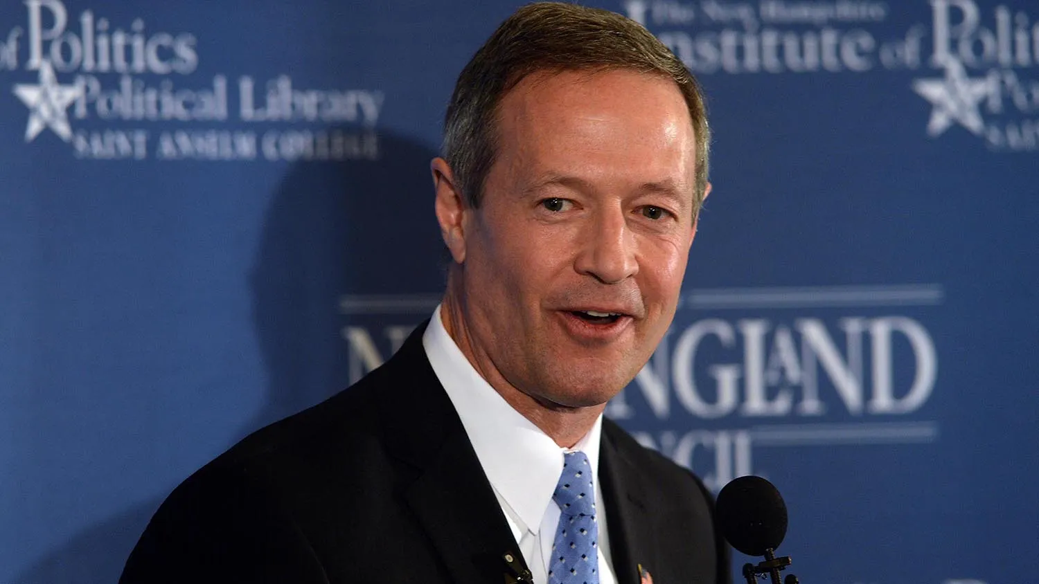 BEDFORD, NH - MARCH 31: Former Maryland Governor Martin O'Malley speaks at "Politics &amp; Eggs" at the Bedford Village Inn March 31, 2015 in Bedford, New Hampshire. O'Malley, who served two terms as Maryland Governor, has been visiting New Hampshire and is considering a run for president.
