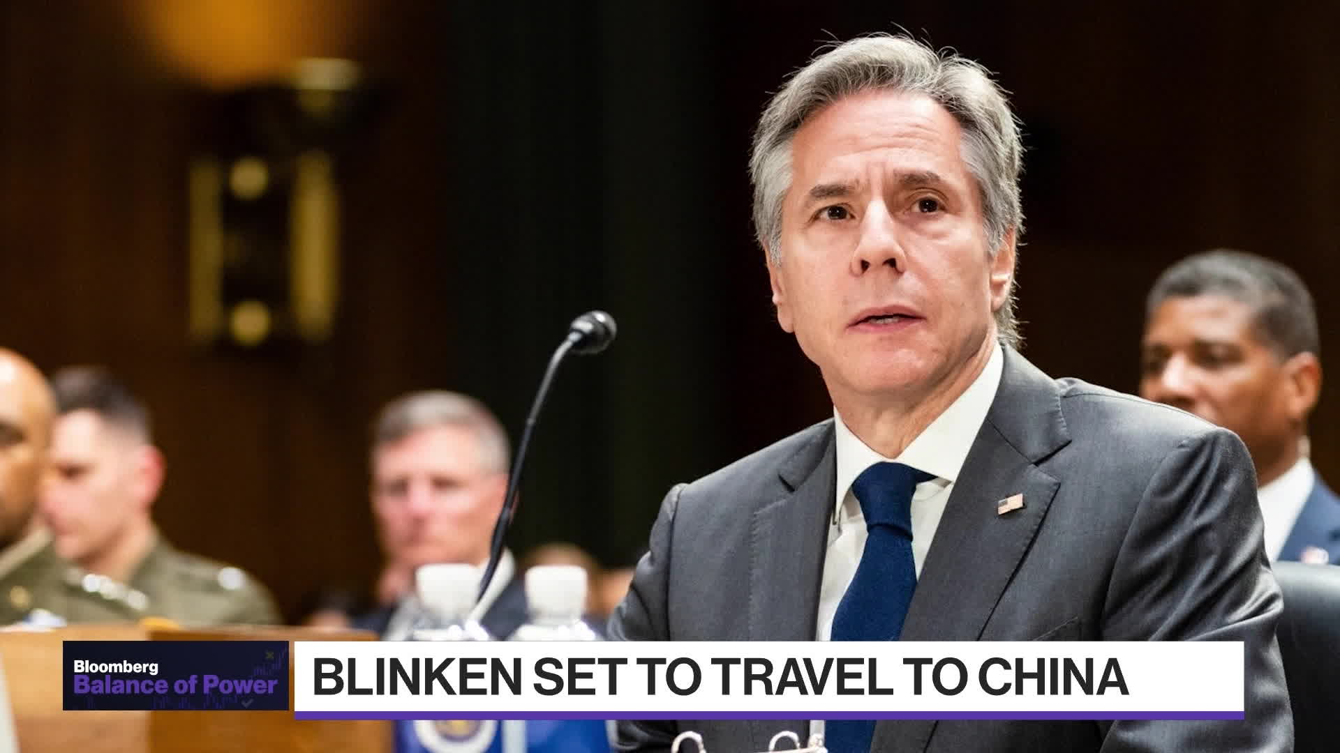 Watch Blinken Set to Travel to China - Bloomberg