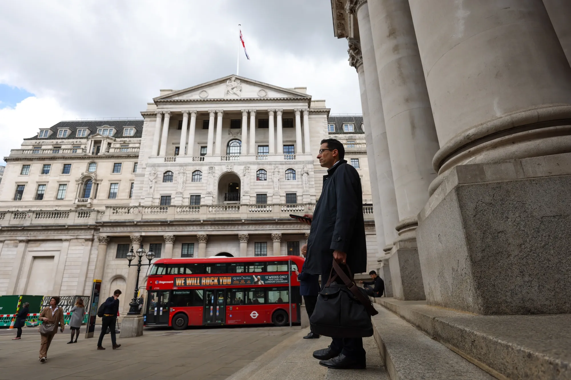 The Bank of England&nbsp;in the City of London, UK, on May 11.