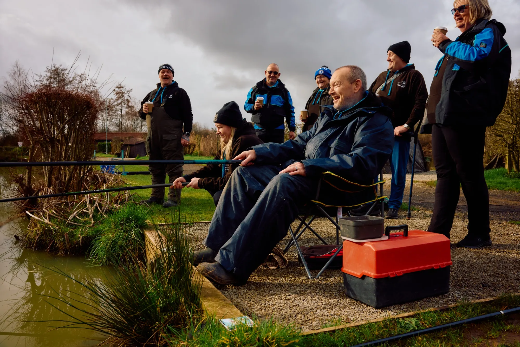 A Fish and Chat meetup hosted by Cast a Thought at Mousehole Lakes in Kent, England.