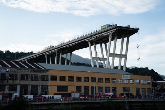 Atlantia Said to Call Emergency Meeting on Genoa Bridge Disaster