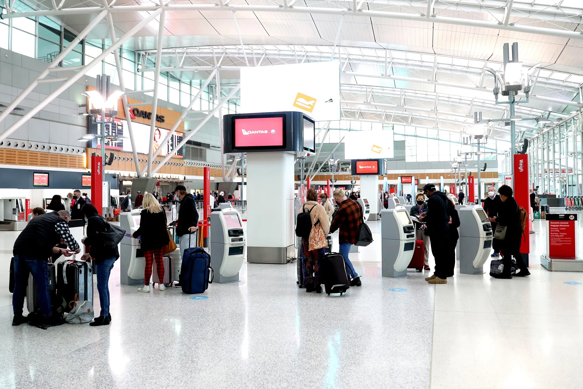 Qantas Operations at Sydney Airport As Airline Is Set to Emerge From Covid Mess Stronger Than Ever