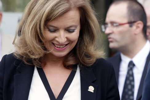 French First Lady Valerie Trierweiler
