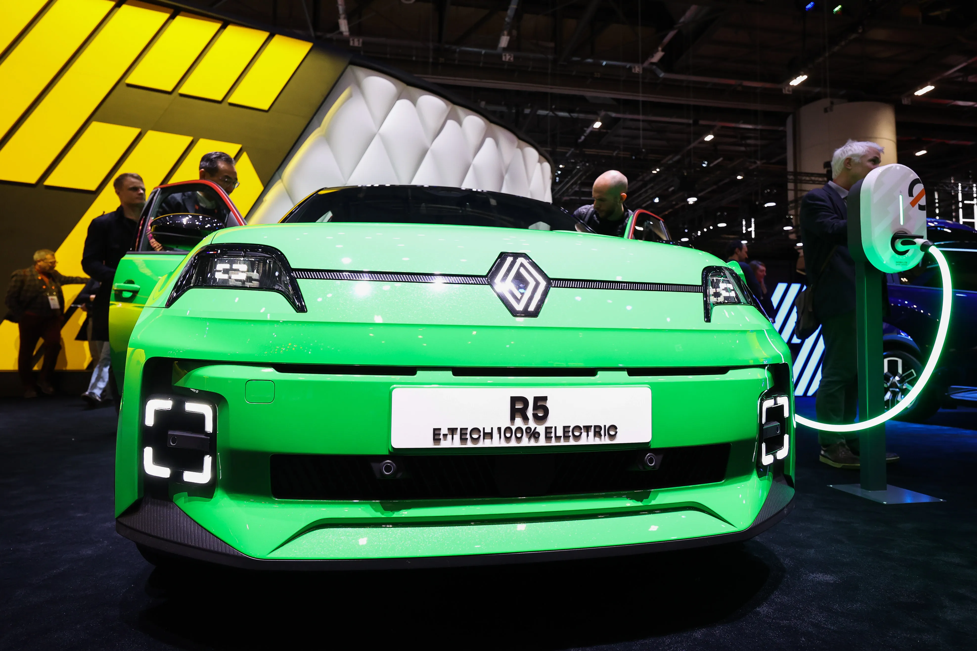 European automakers are wooing customers with cheaper EVs such as Renault’s R5 E-tech.