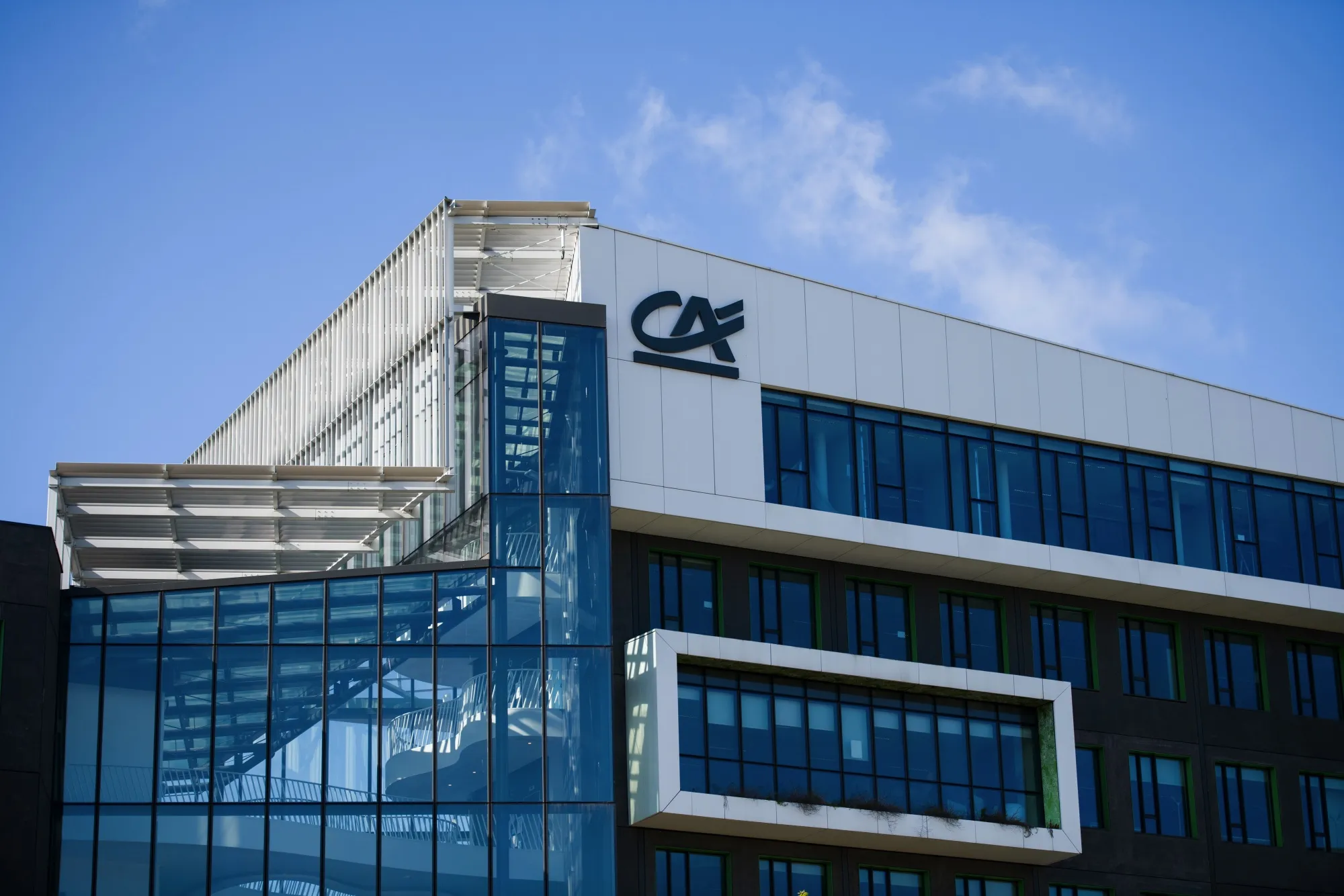 Credit Agricole headquarters in Paris.