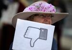 Protestors Call For Consumer Protection And Privacy Outside Facebook HQ