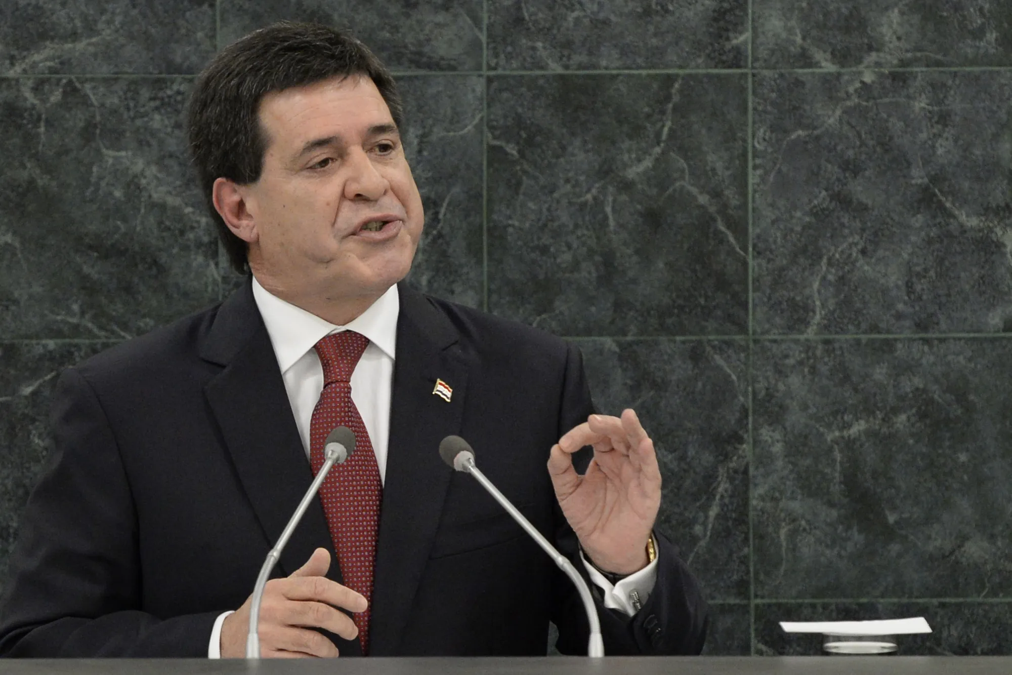 Horacio Cartes en 2013.