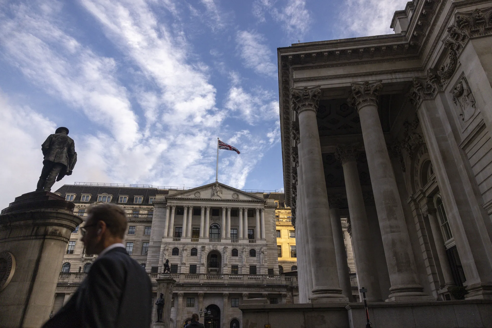 The Bank of England in London.