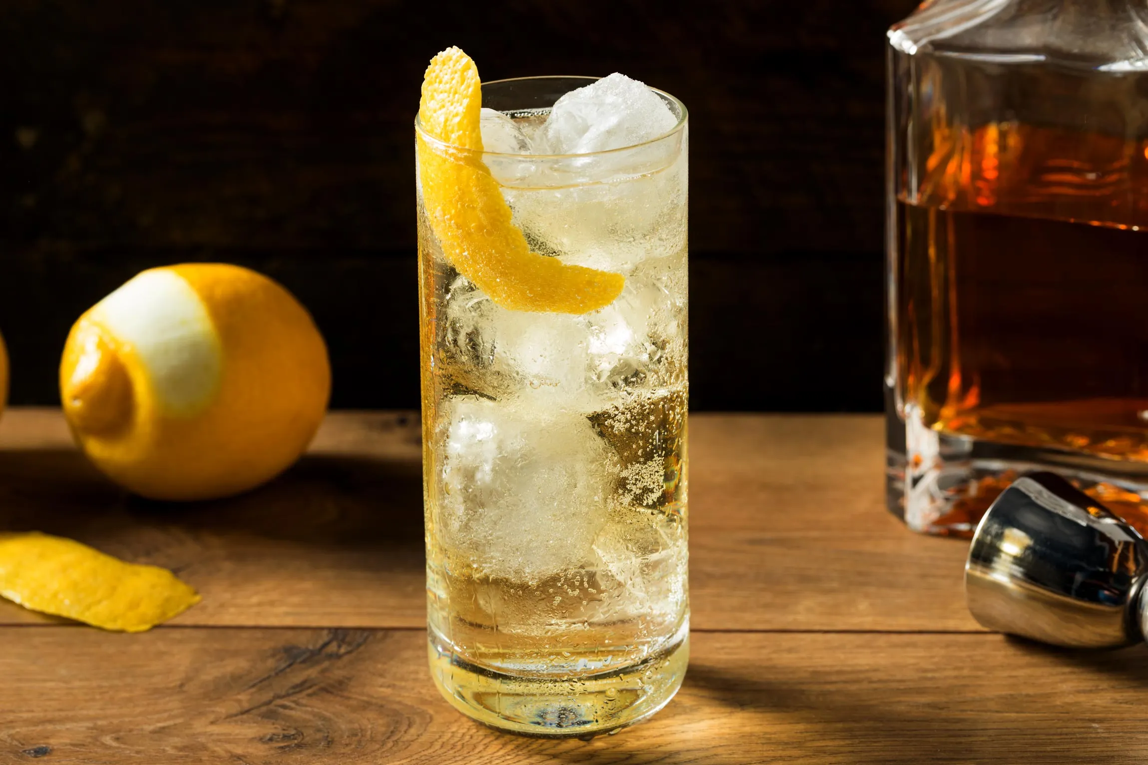 A refreshing whiskey highball