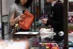 Shoppers at Isetan Department Store Before Sales Tax Hike