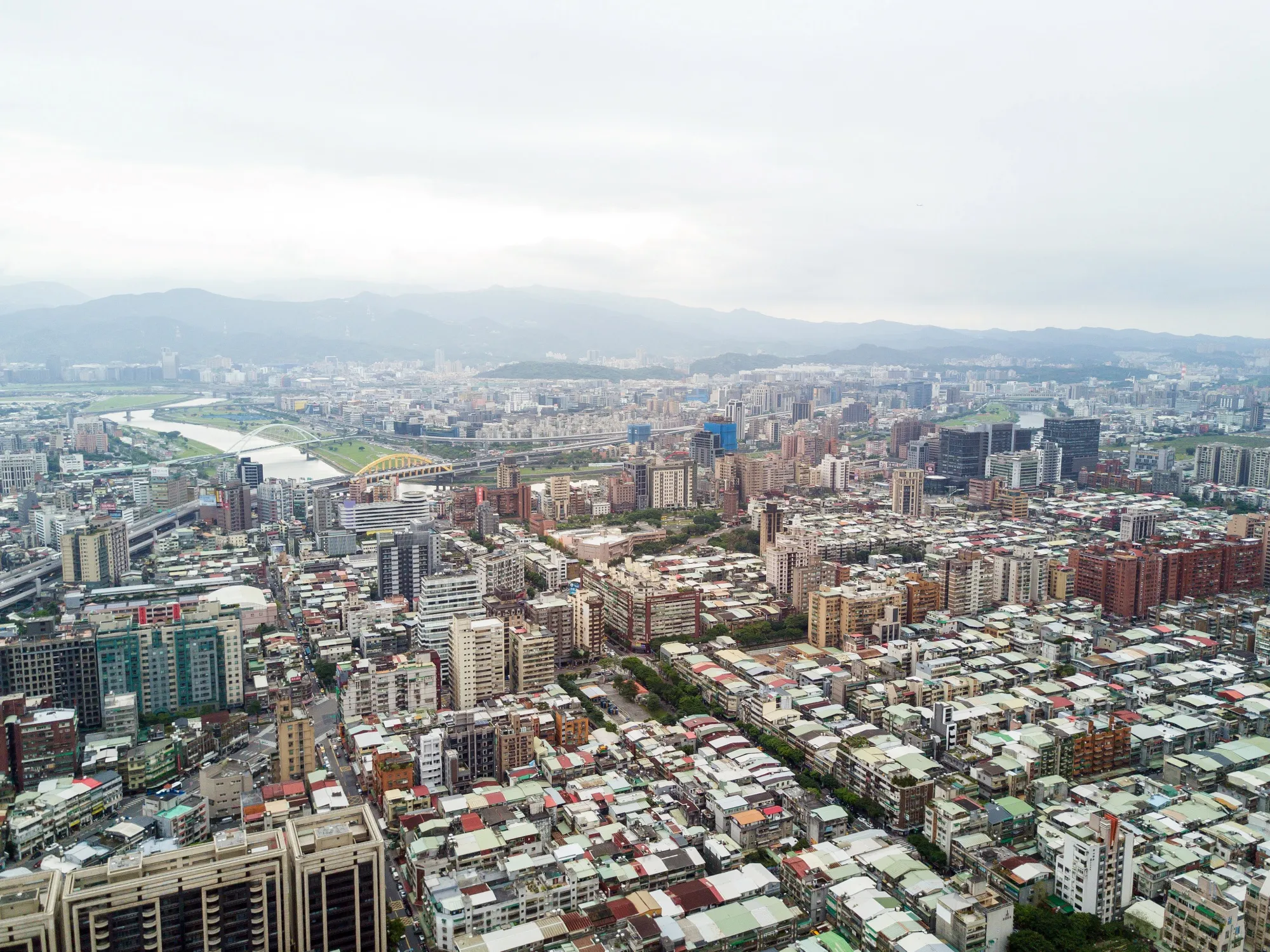 Residential buildings&nbsp;in Taipei.