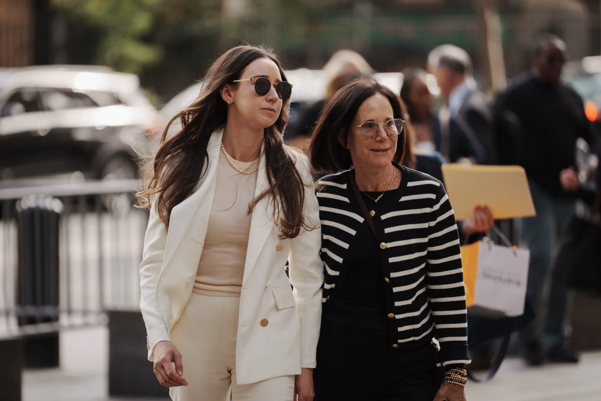 Charlie Javice arrives at federal court in New York on Sept. 29.