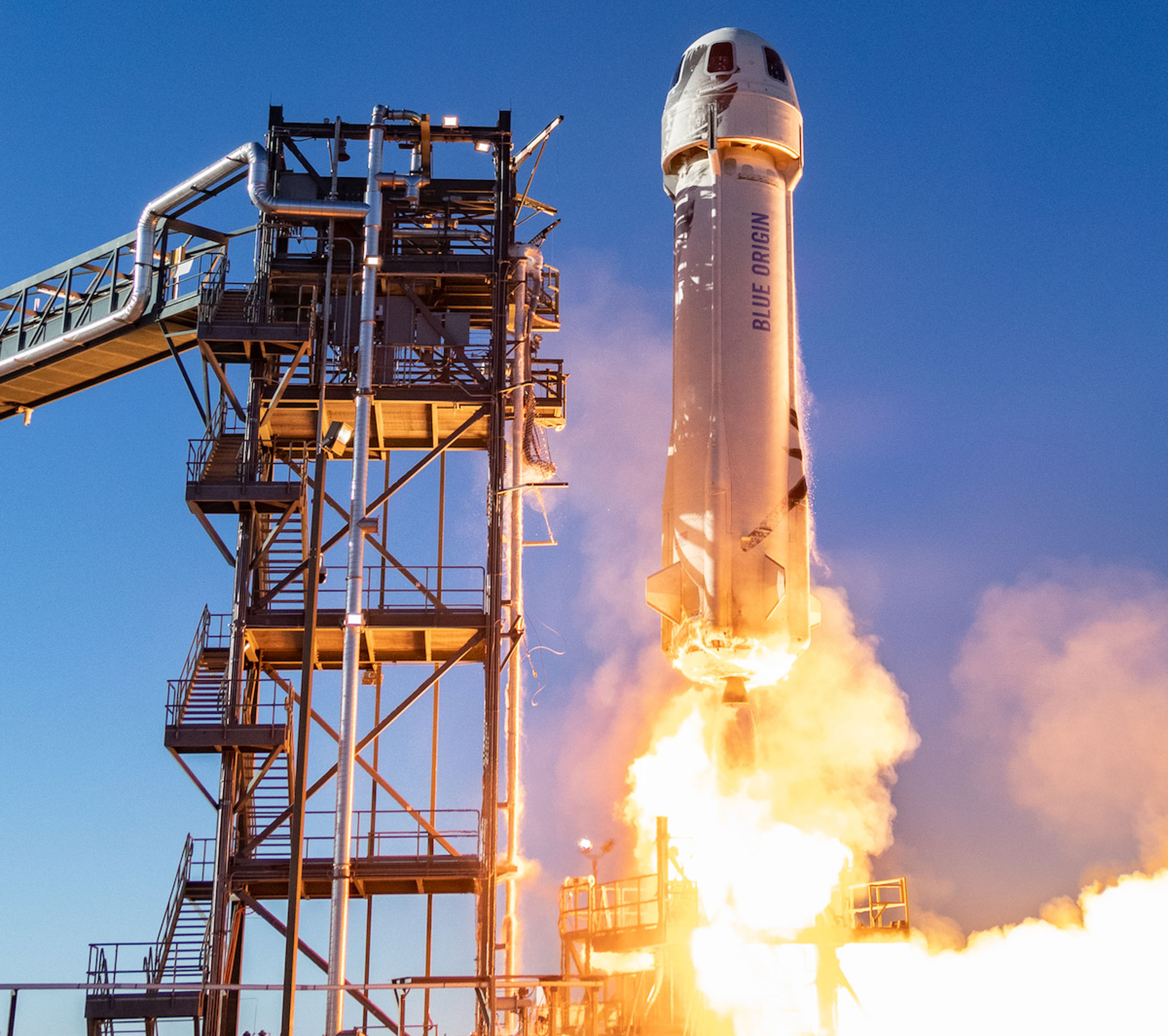 Blue Origin’s&nbsp;New Shepard rocket.