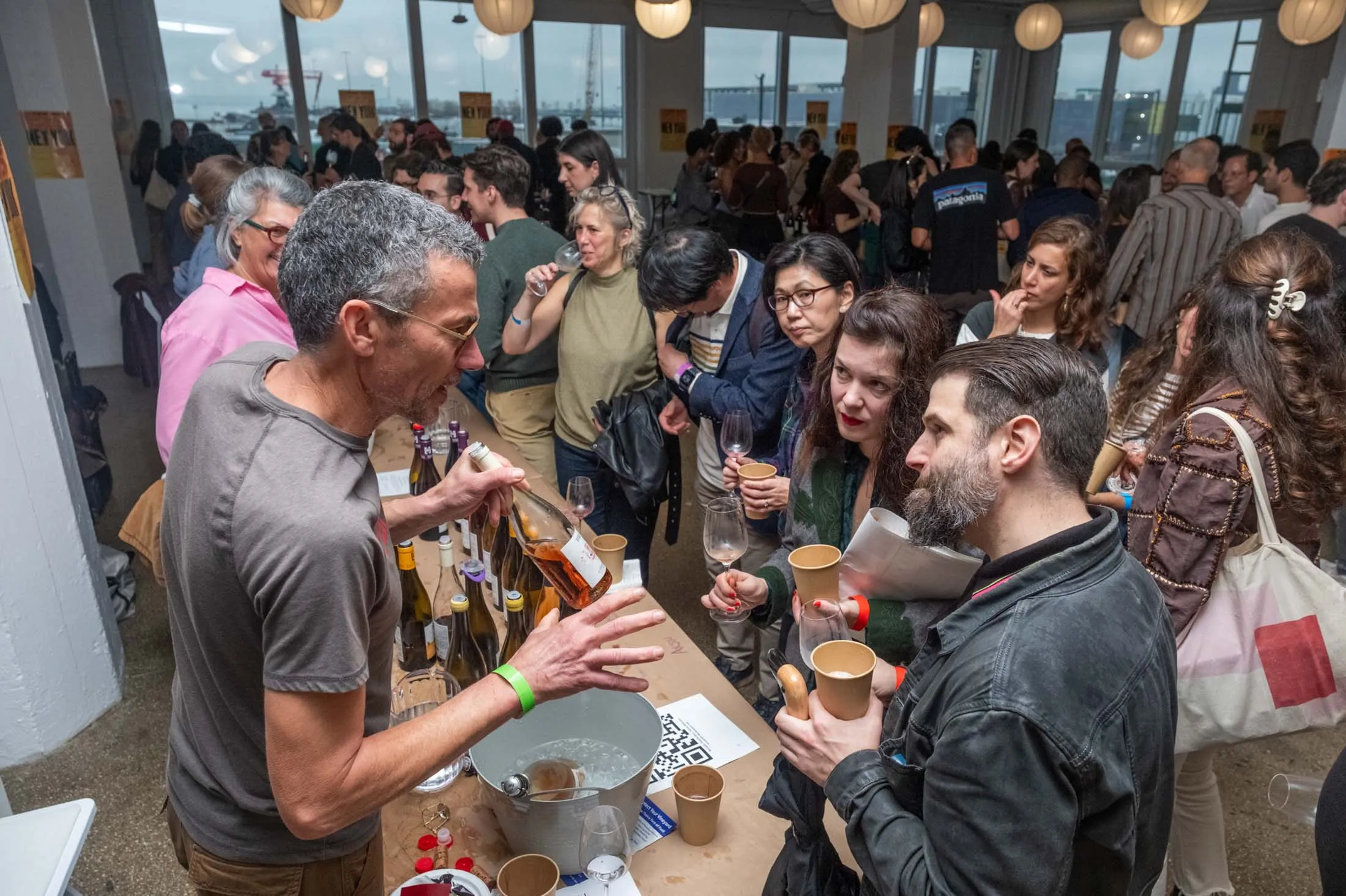 Scene from 2025 New York Raw Wine fair