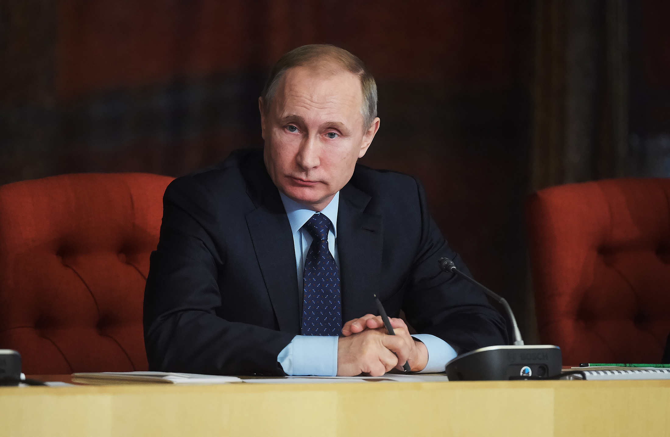 Russian president Vladimir Putin,
