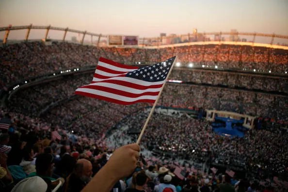 Spot the superdelegates.
