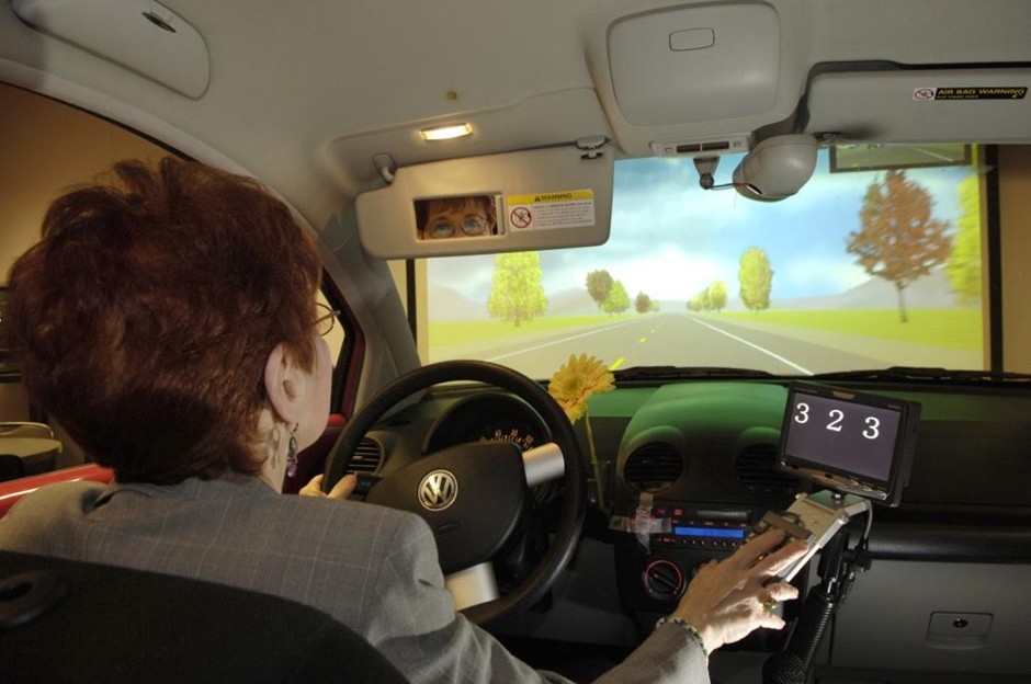 Miss Daisy, a simulator used to evaluate car technology, cognitive distraction, and the effects of disease and medication on drivers. 