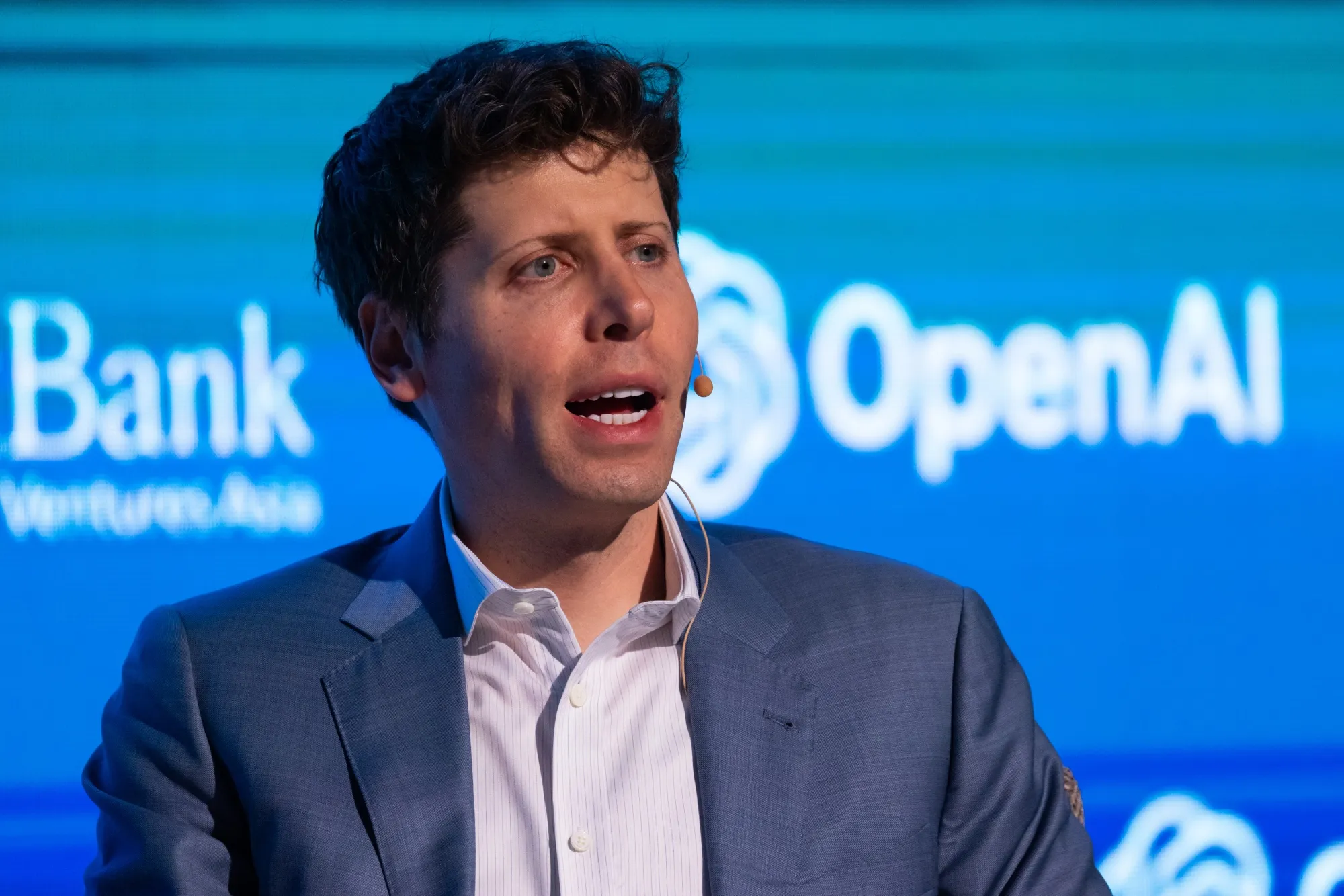 Sam Altman, chief executive officer of OpenAI, in Seoul, South Korea, on Friday as he tours Asia talking about generative AI.