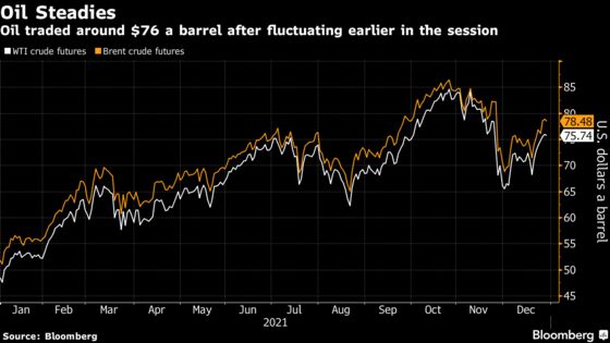 Oil Increases After Bigger-Than-Expected Call on Stored Supplies