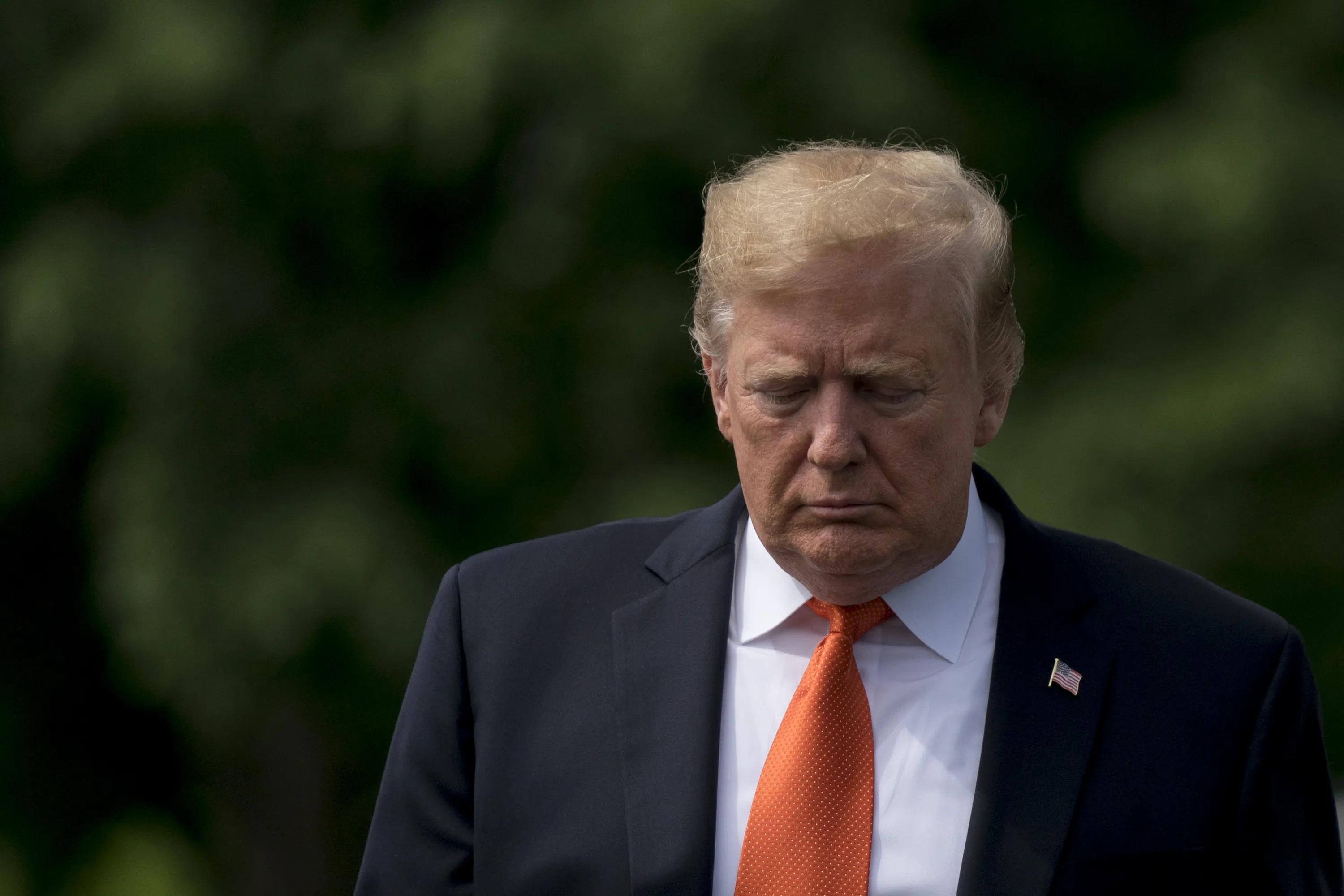 President Trump Departs White House For Atlanta 