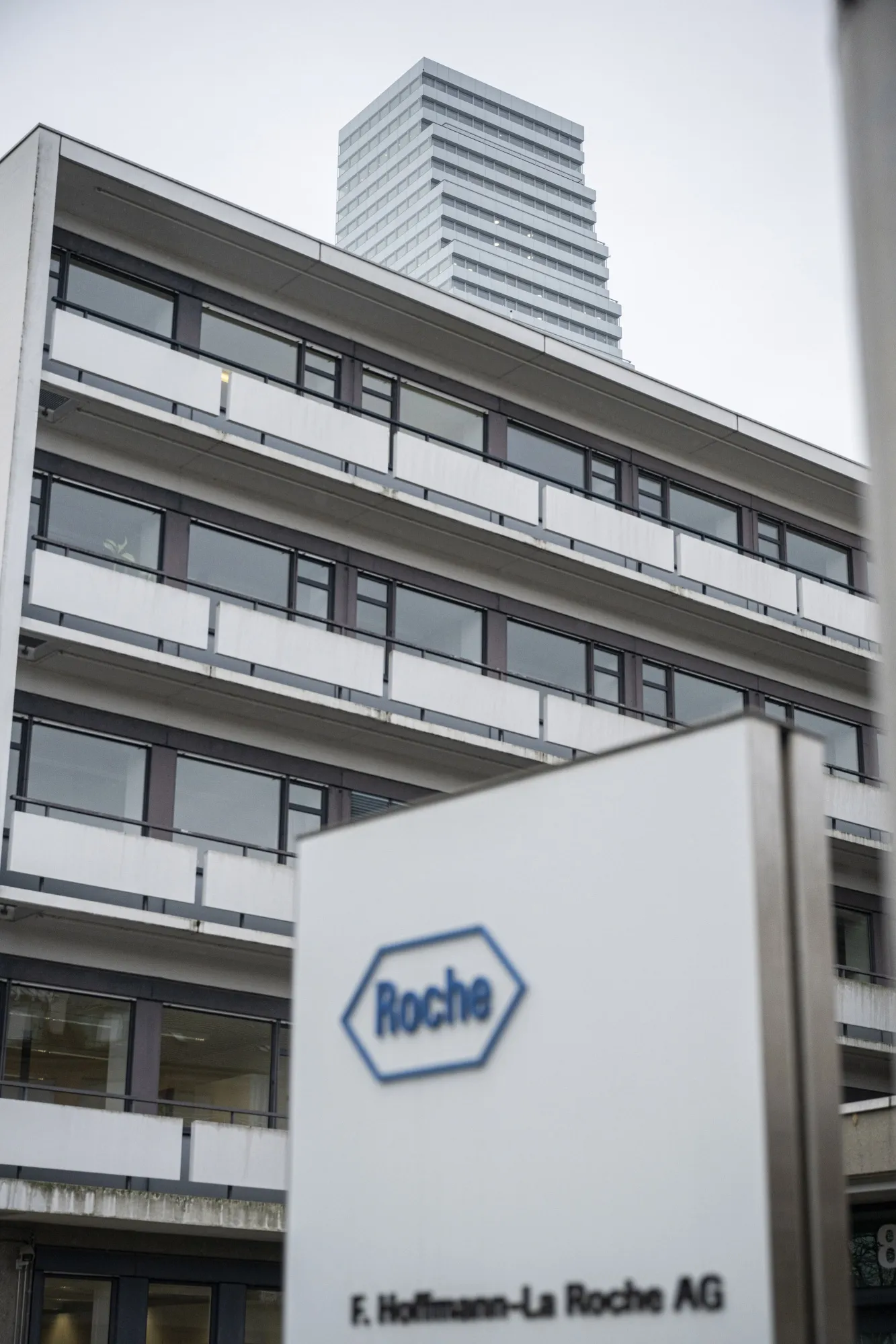 The Roche Holding AG headquarters in Basel, Switzerland.