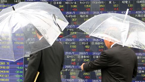 Asian Stocks Drop With Oil, Won on China Property, Fed Minutes