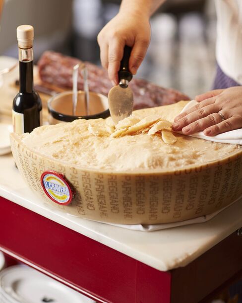 Flag down the red cart if you're in the mood to nibble some cheese.