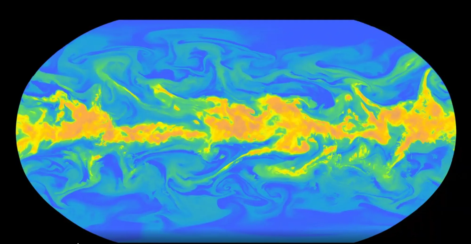An image from Google DeepMind's forthcoming WeatherNext2 AI model.