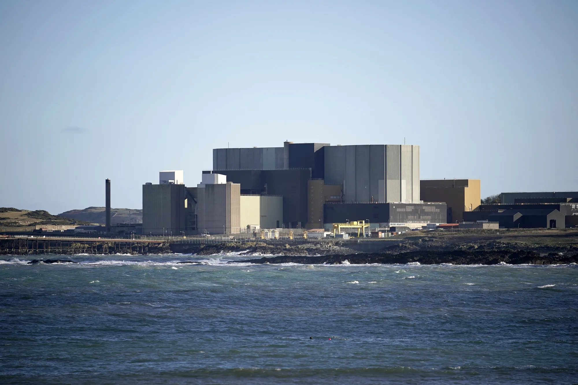 the Wylfa Nuclear Power Station in Bangor, Wales.