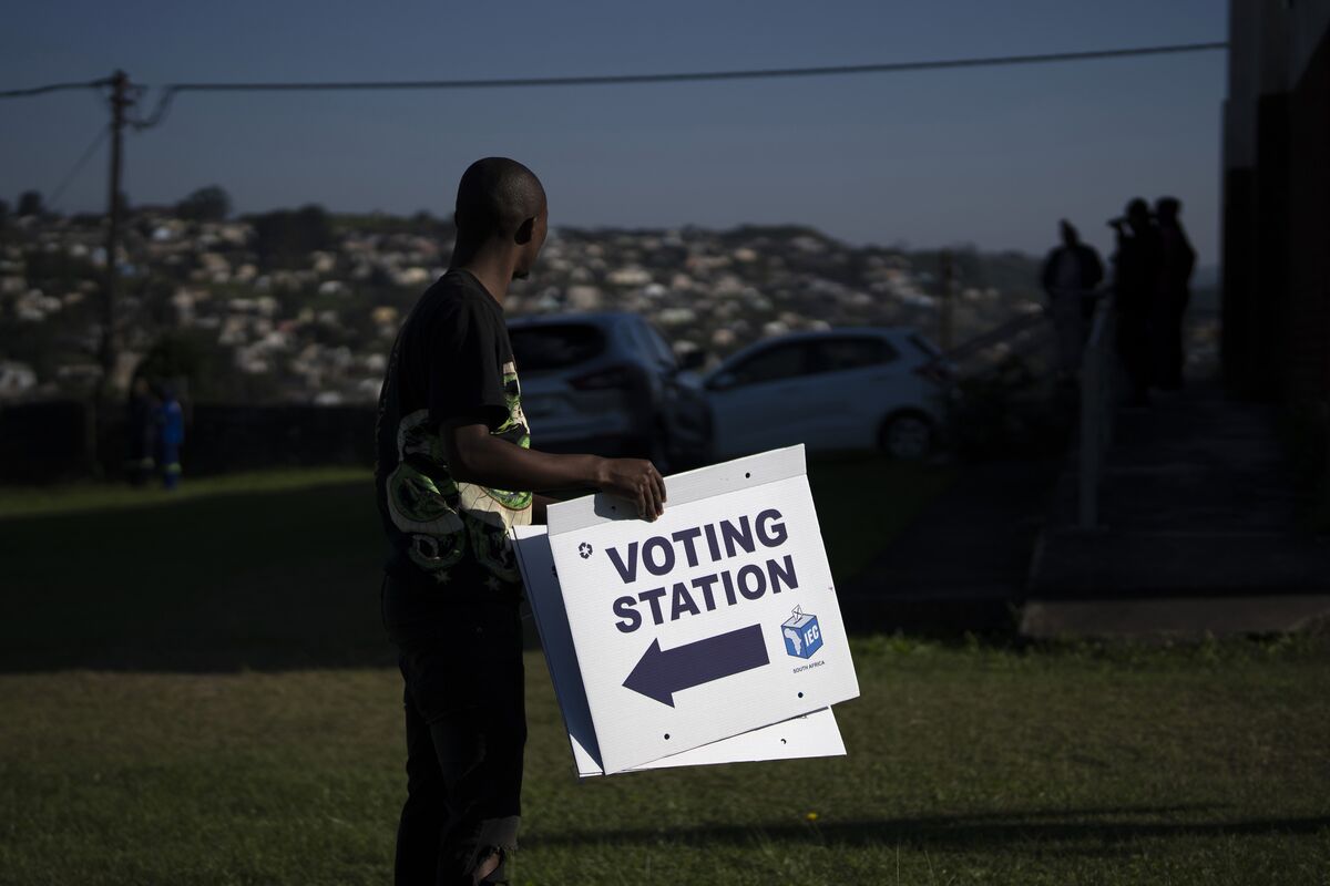 South Africa Election May Place ANC Majority at Risk Bloomberg