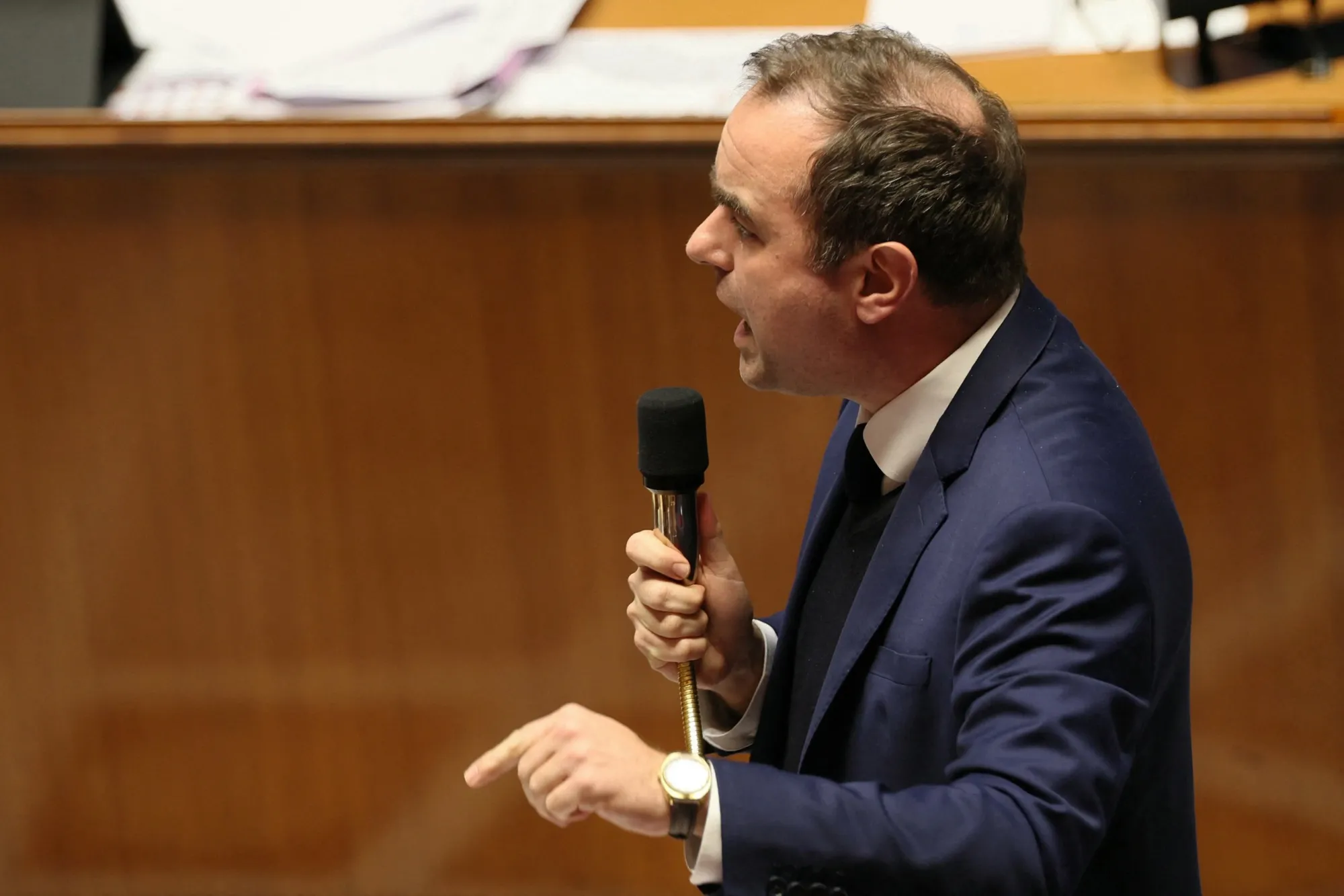Prime Minister&nbsp;Sebastien Lecornu&nbsp; at The National Assembly&nbsp;in Paris on Jan. 27.
