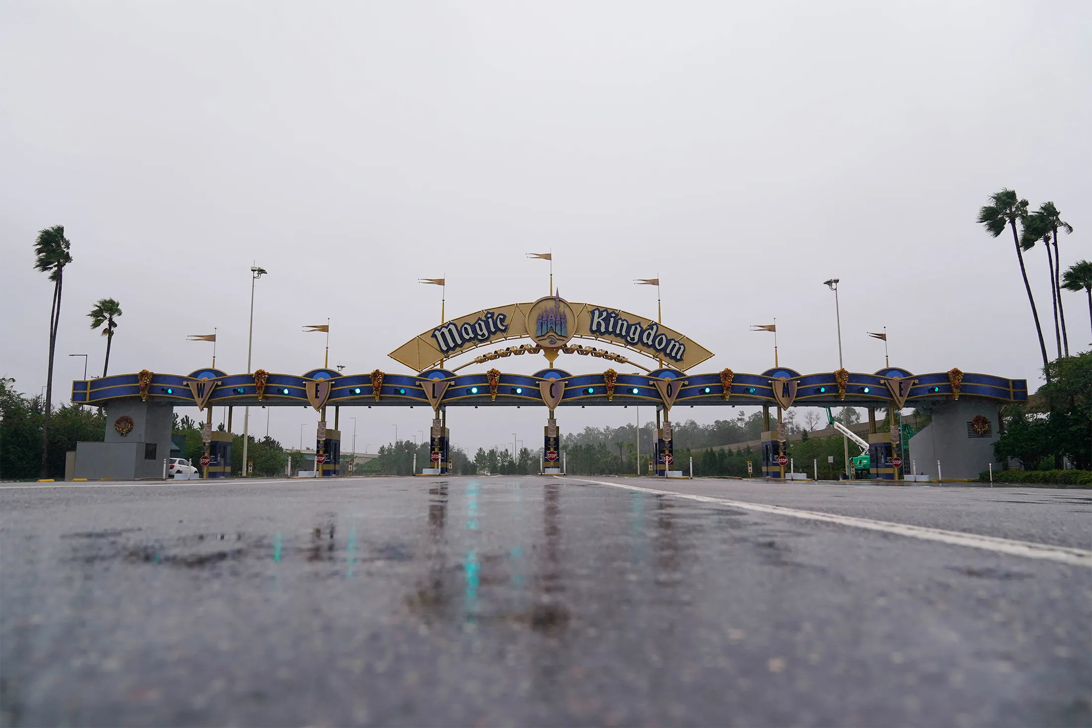 The entrance to Walt Disney’s Magic Kingdom theme park in Lake Buena Vista, Fla., on Sept. 28.