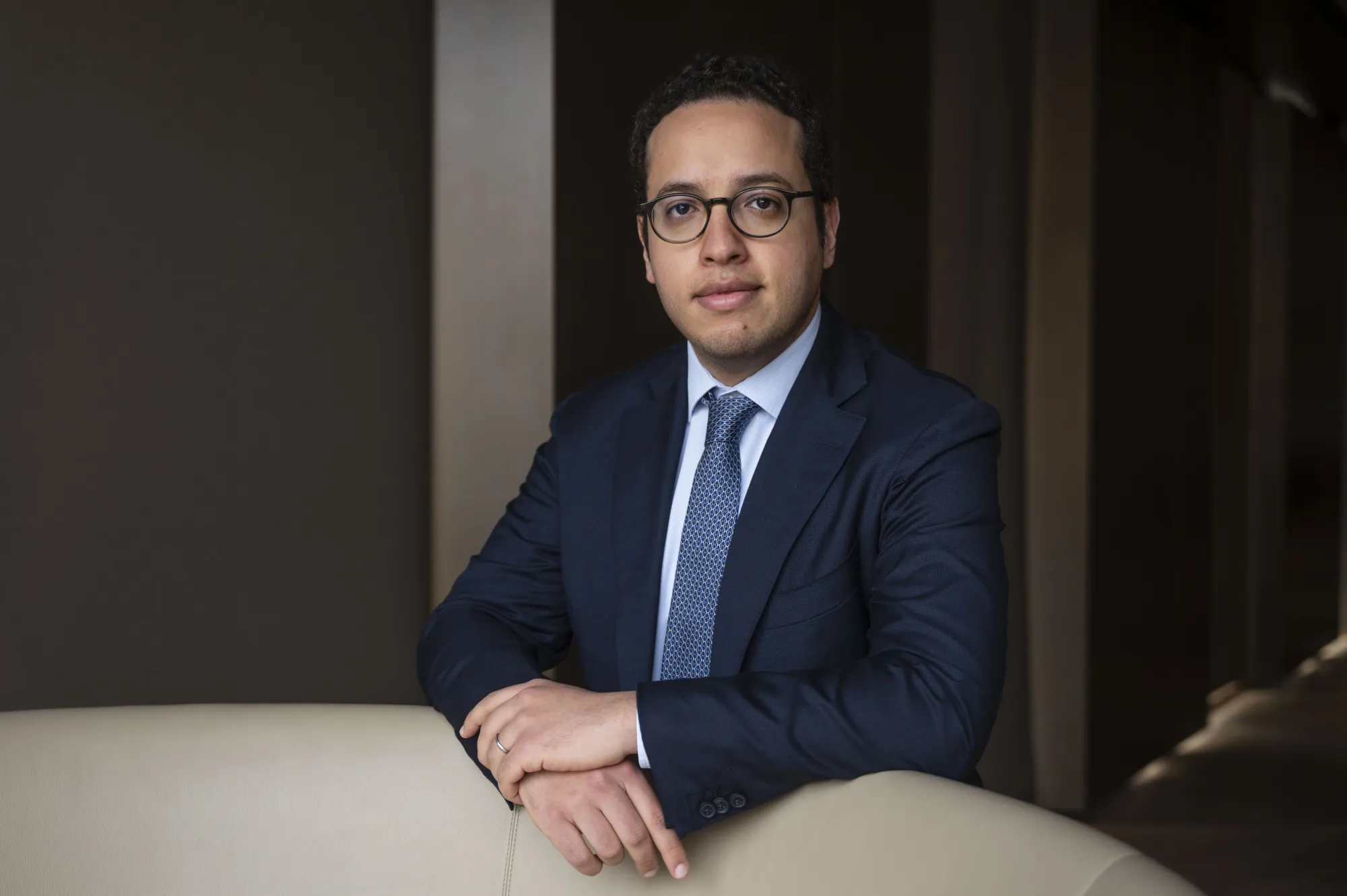 Hamza Lemssouguer in London, on Feb. 23.