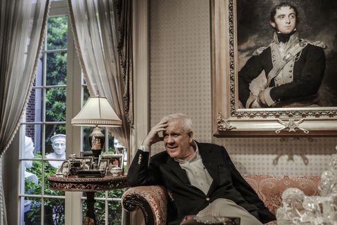Harlan Crow at home in Highland Park