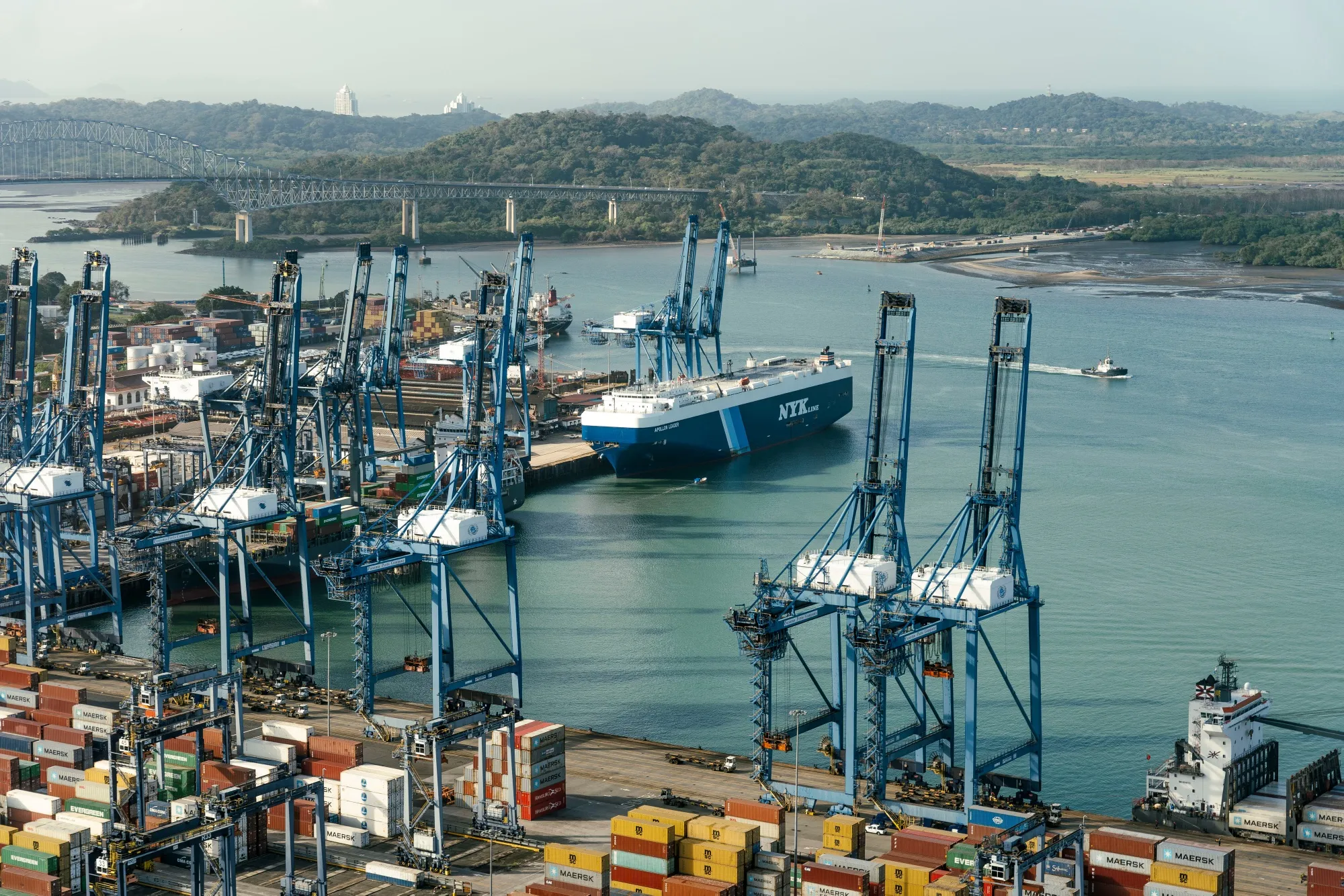 The Port of Balboa in Panama City.