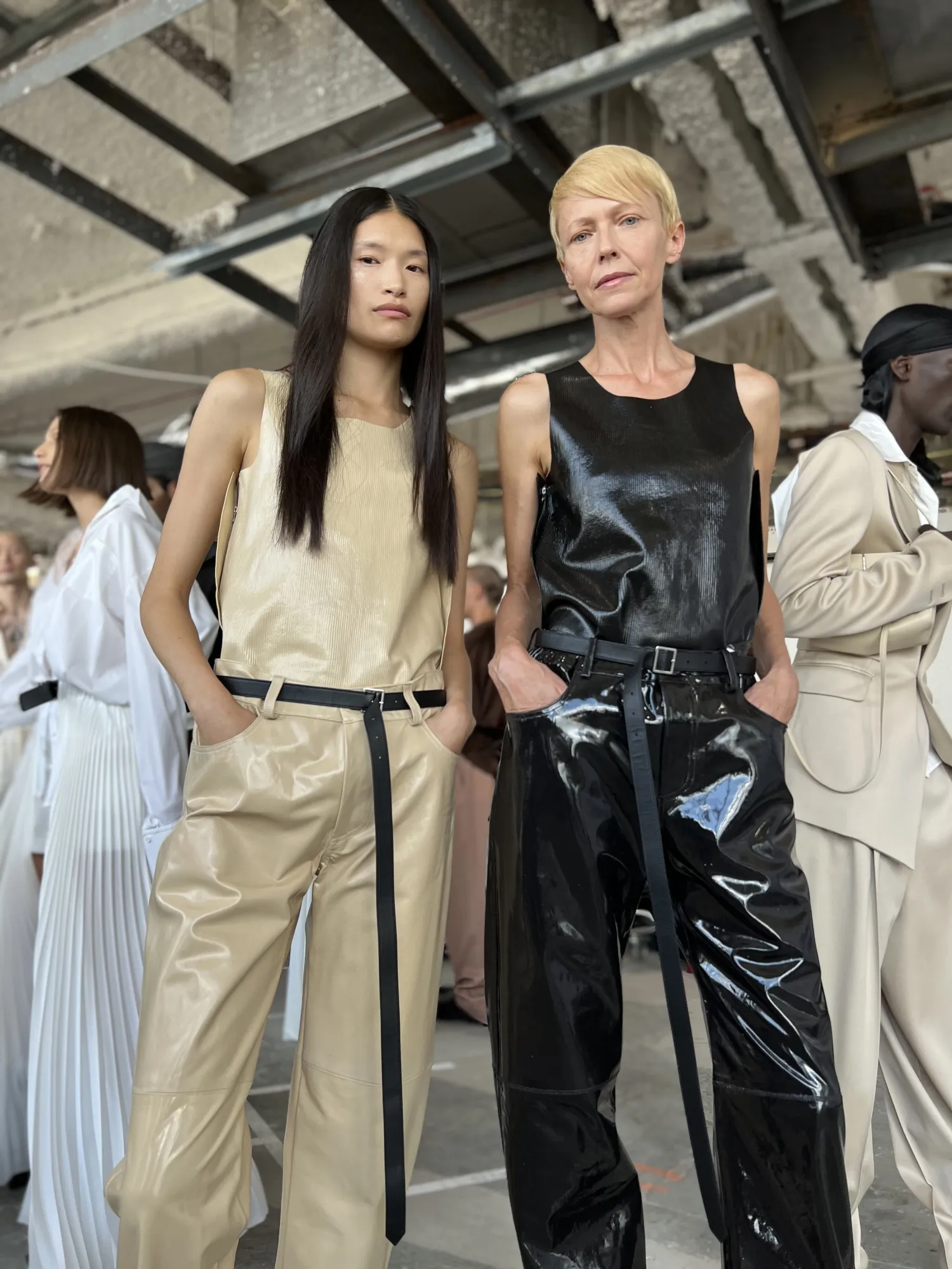 Models at a Peter Do show at New York&nbsp;Fashion Week in September wore outfits made with shrimp-shell-based leather from startup TômTex.