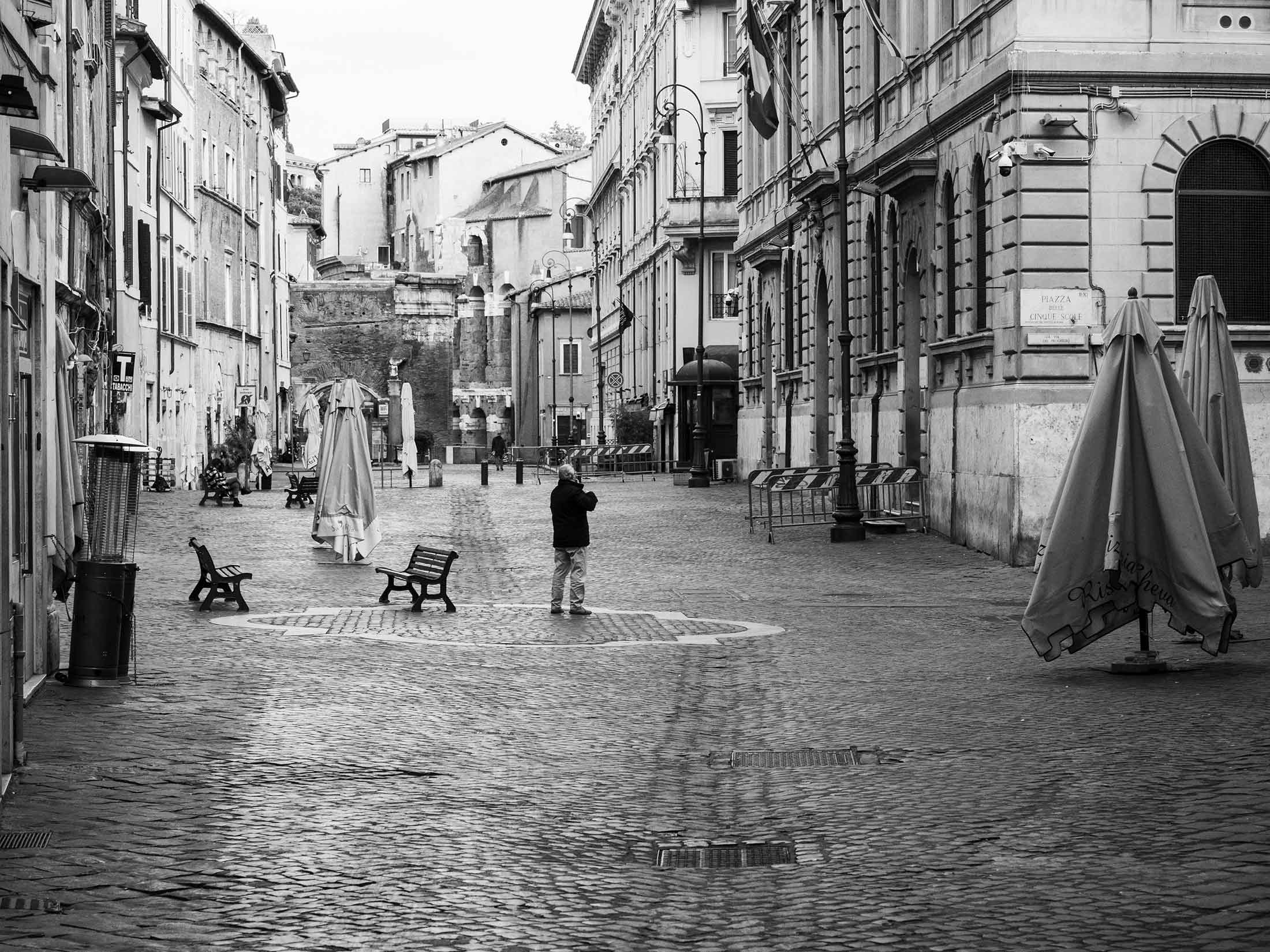 Jewish ghetto area of Rome, March 12.