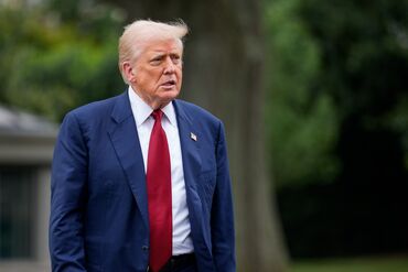 President Trump Departs White House For New Jersey