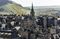 The Scott Monument looking South East towards Edinburghs Old Town including the Tron Church and beyond to Holyrood Park and Arthurs Seat