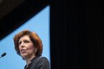 Loretta Mester, president and chief executive officer of Federal Reserve Bank of Cleveland, speaks during the National Association of Business Economics (NABE) economic policy conference in Washington, D.C., U.S., on Monday, Feb. 24, 2020. 
