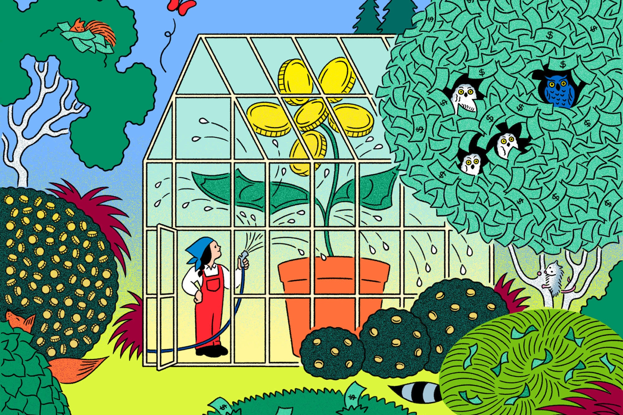Greenhouse illustration 
