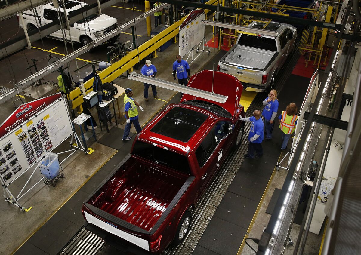 Motown Slowdown Runs Counter to Trump Touting Automotive Growth - Bloomberg
