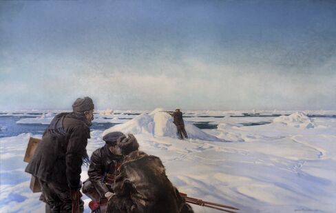 Prince Albert on the hunt by Louis Tinayre, 1906