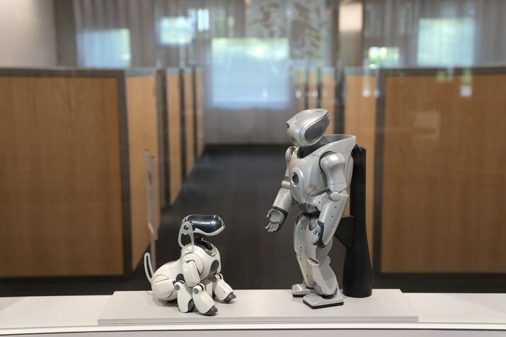 Sony Products on Display at the Headquarters Gallery Ahead of Earnings
