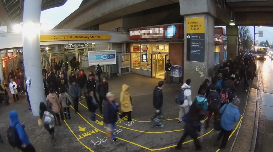 Real-time planning improves bus queues in Vancouver.