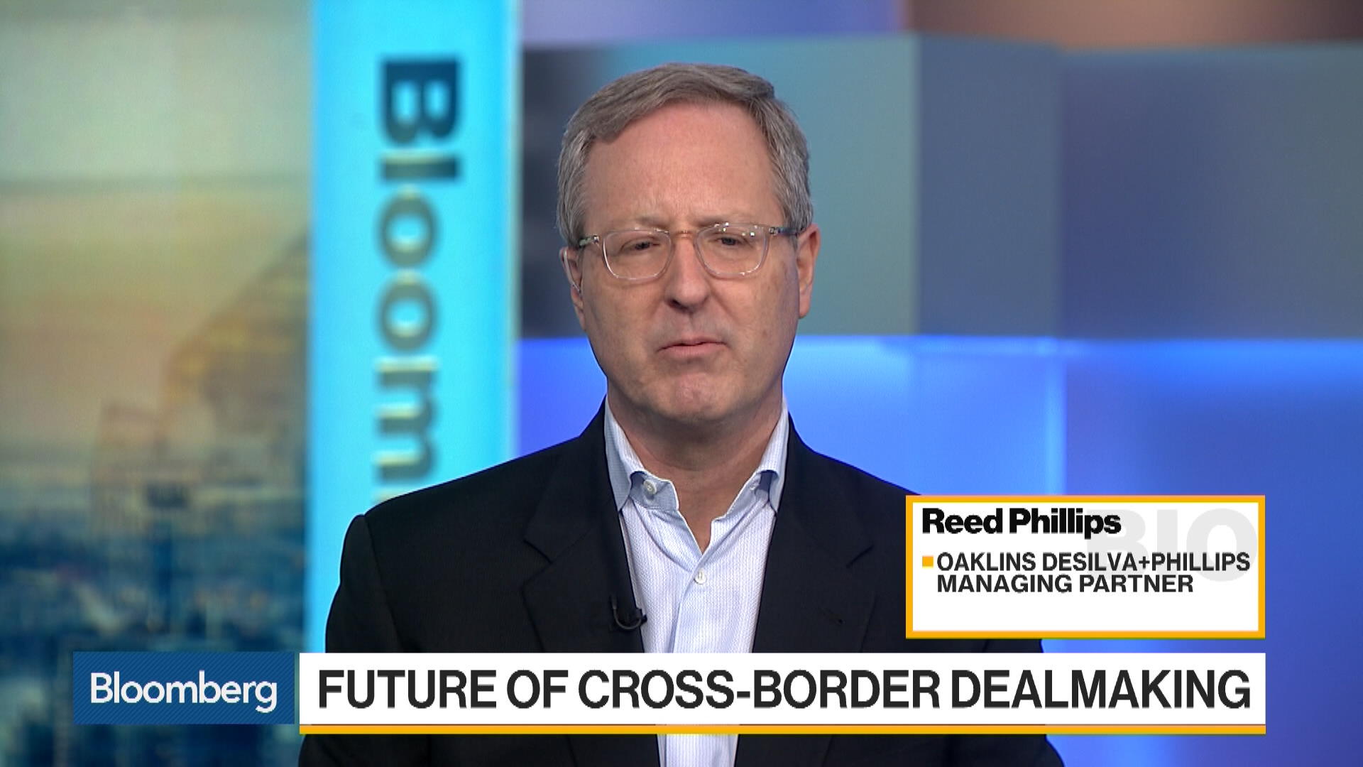 Watch Reed Phillips Says the U.S. Will Become More Aggressive in Blocking  Deals With Chinese Buyers - Bloomberg
