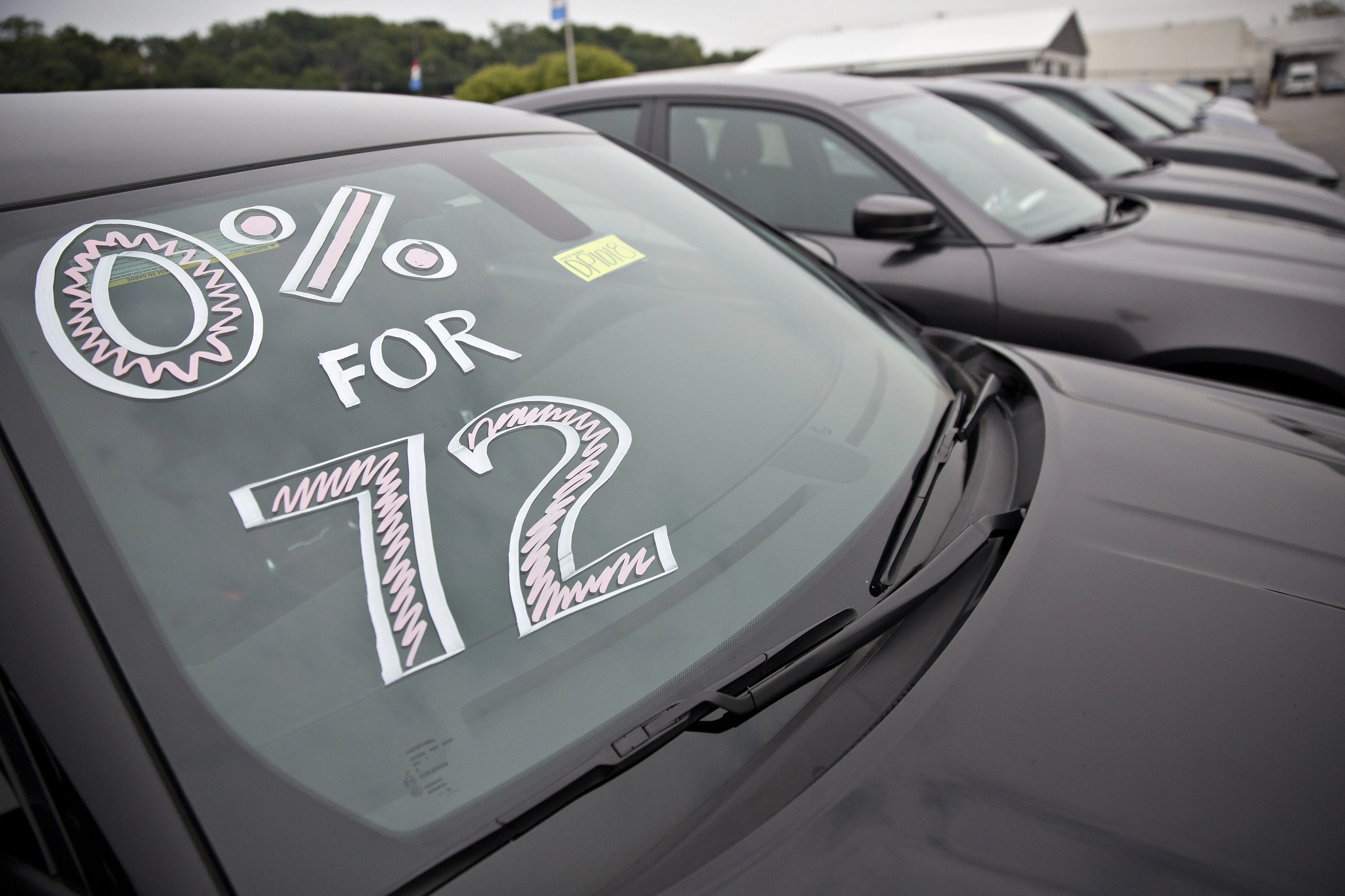 A Car Dealership Ahead Of Motor Vehicle Sales Figures