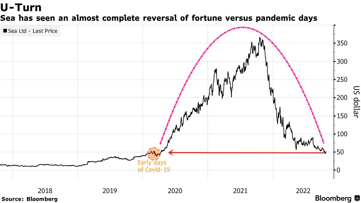 Cathie Wood Ark Next Generation ETF Exits E-Commerce Giant Sea (SE) -  Bloomberg