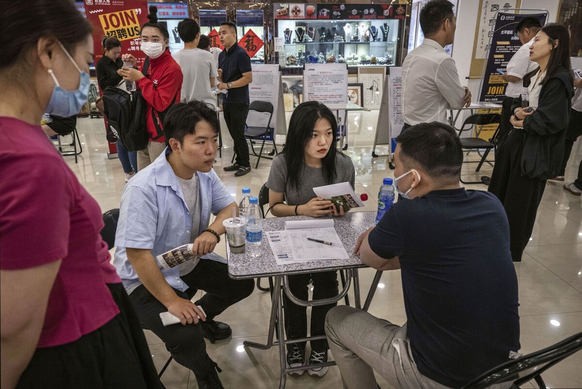 China Warns Youth Unemployment to Worsen After Hitting Record - Bloomberg