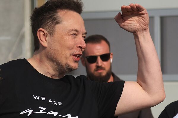 Tesla Inc. Co-Founder Elon Musk Visits German Plant